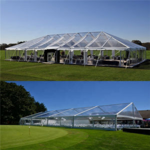 Clear Top Free Span tent