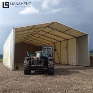 White Steel Frame Tent Car Park For Garden Warehouse