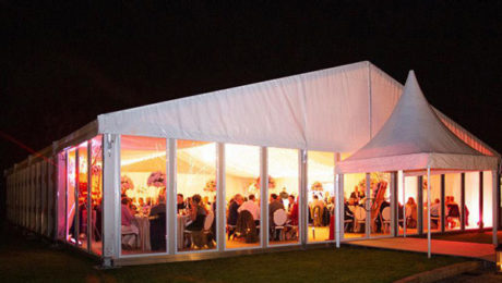 aluminum marquee party wedding event